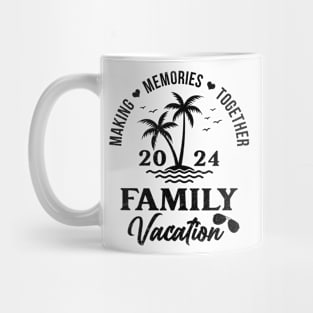 Palm Tree Family Vacation 2024 Mug